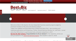 Desktop Screenshot of bestinbizawards.com